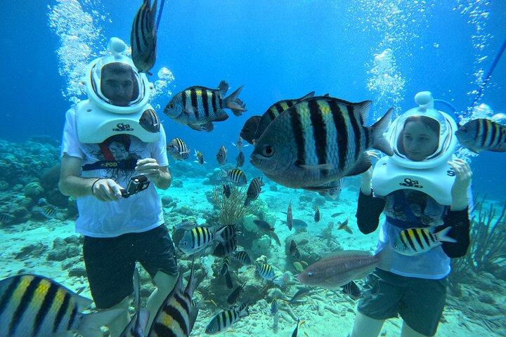 Curacao Helmet Diving-Walk the Ocean Floor, No Swimming Required