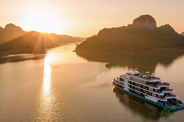 Capella Cruise 3-day Explore Halong Bay and Lan Ha Bay from Hanoi