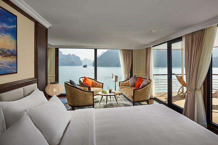 Capella Cruise 3-day Explore Halong Bay and Lan Ha Bay from Hanoi