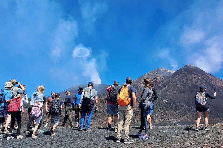 Mt Etna and Wine tasting tour from Taormina - Private or Shared