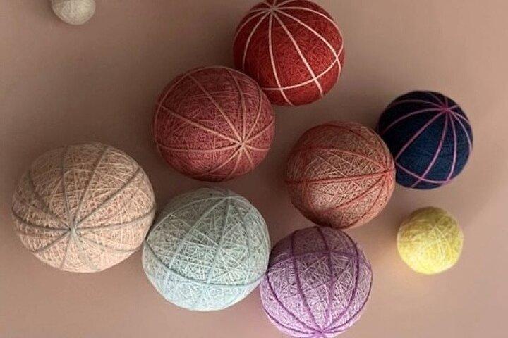 Lets make a Japanese hand craft Temari embroidered ball