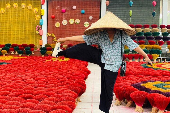 Half day to visit Incense Village, Conical Hat Village