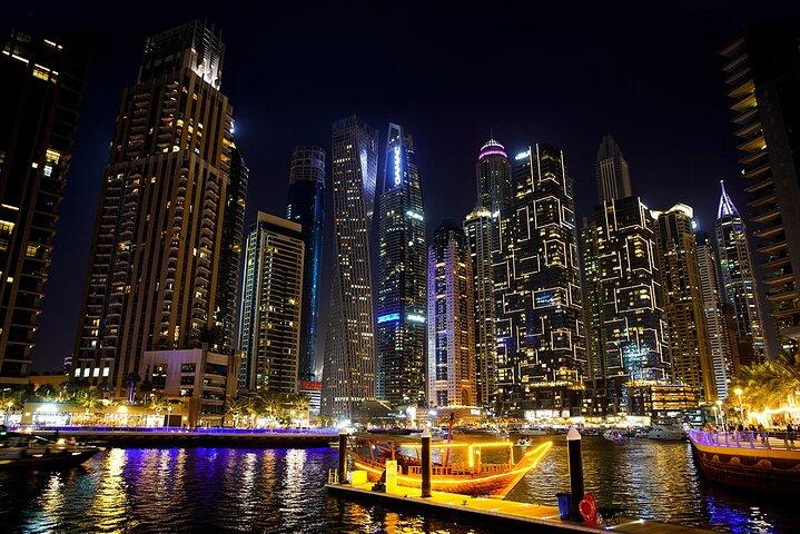 Dubai: Big Bus Panoramic Night Tour by Open-top Bus
