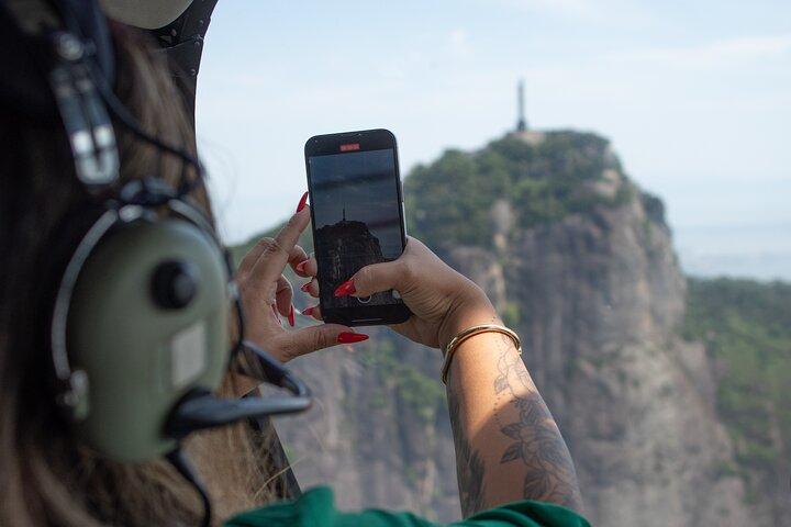 Helicopter flight on Rio de Janeiro