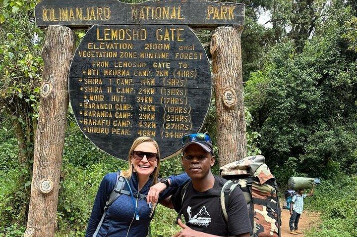 8 Days Mount Kilimanjaro Trekking via Lemosho Route