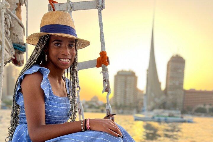 Giza Pyramids and Egyptian Museum Day Trip with Flouka Boat Ride on the Nile