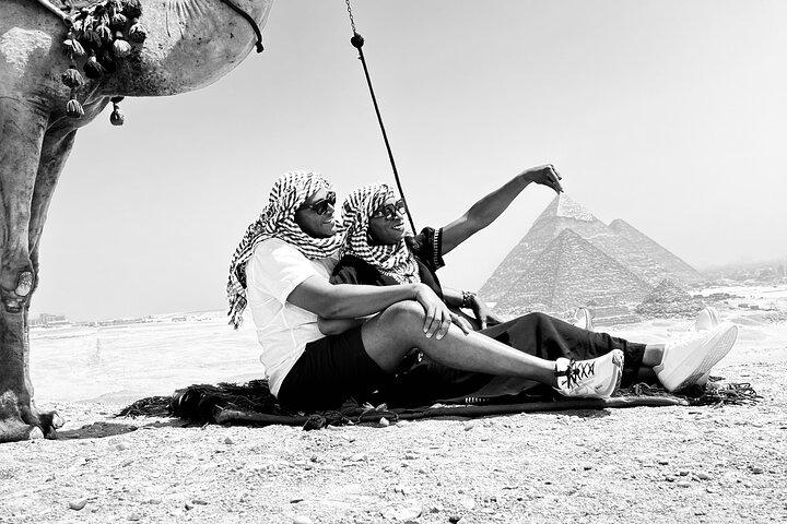 Giza Pyramids and Egyptian Museum Day Trip with Flouka Boat Ride on the Nile