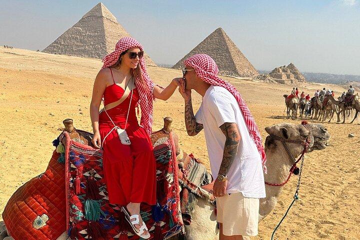 Giza Pyramids, Sphinx, Saqqara and Memphis Full-Day Cairo Tour