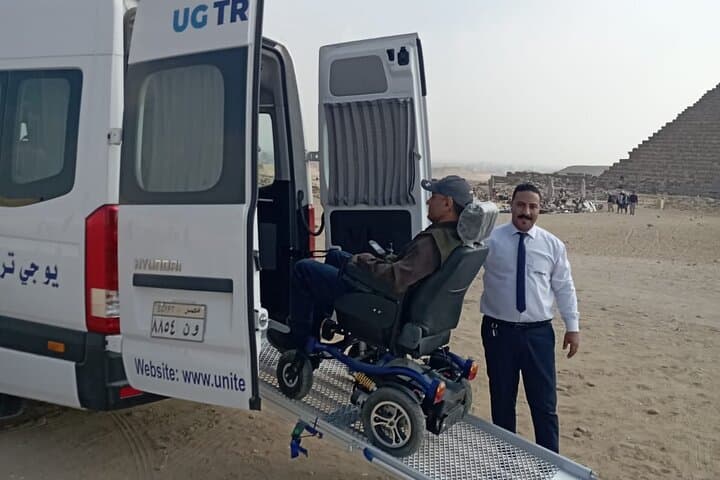 Pyramids Secrets with Wheelchair Accessible Full Day Tour