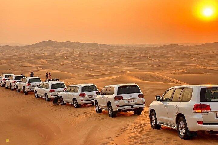 Desert Safari with Quad Bike Camel ride ,SandBoarding ,InlandSea