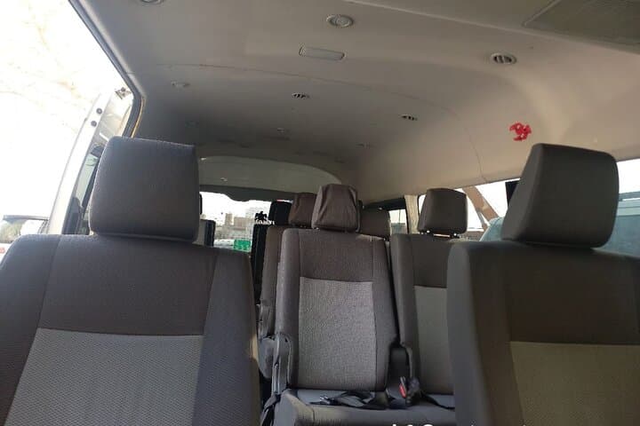 Dubai full day chauffer by 12 seater van