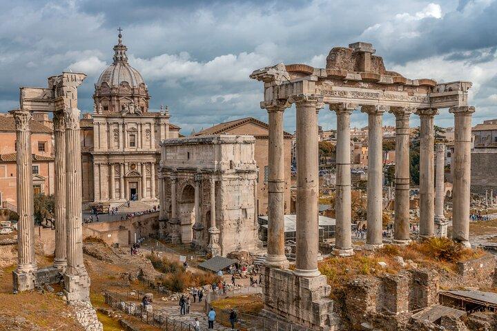 Colosseum with Arena and Hop On Hop Off Bus Ticket