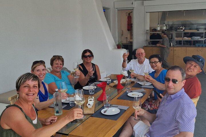 Santorini: 4hrs Small Group Wine Tasting Tour with Local Bites