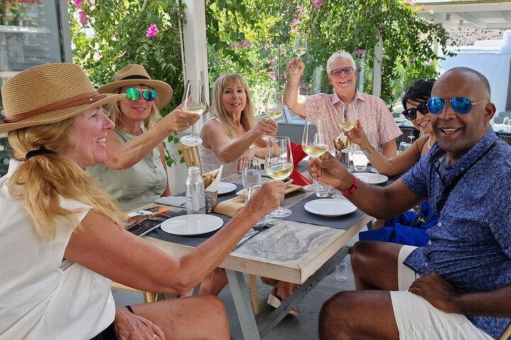 Santorini: 4hrs Small Group Wine Tasting Tour with Local Bites