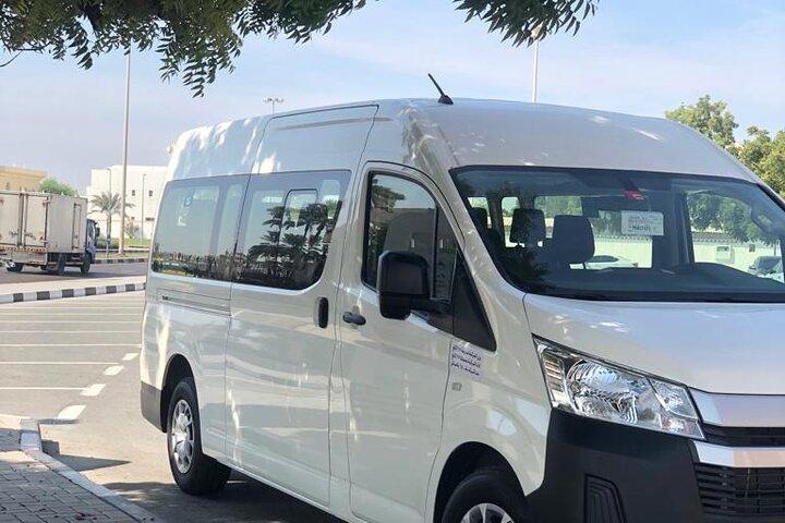Hire a Van 12 Seater for Abu Dhabi trip