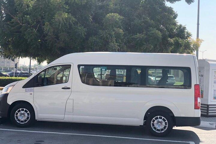 Hire a Van 12 Seater for Abu Dhabi trip