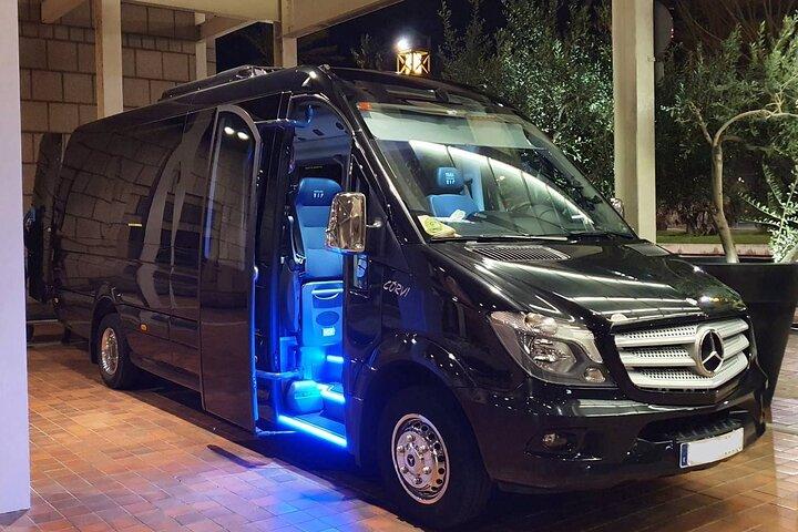 Private Self-Guided Tour in Barcelona by Minibus for 15 Passengers