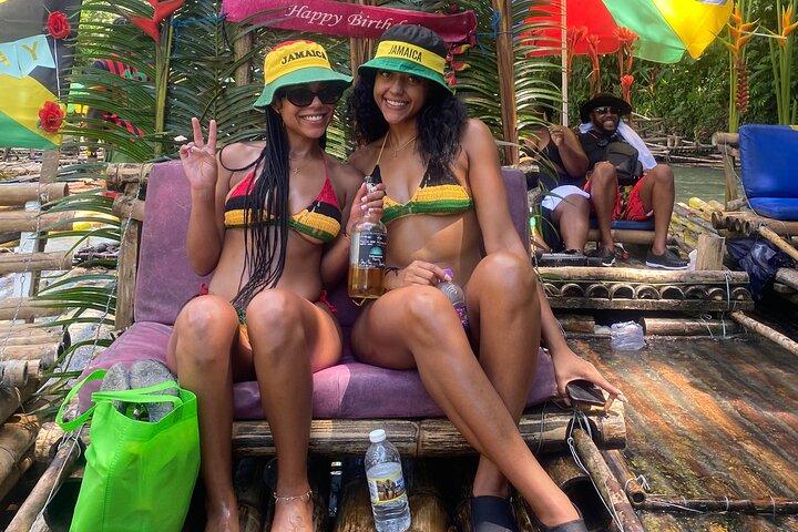 Great River bamboo Rafting and Margaritaville from Montego Bay