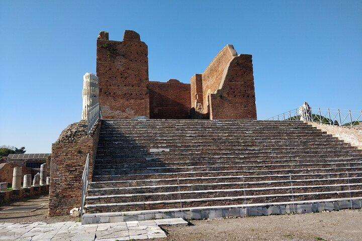 Ostia Antica Archaeological Park with Italian Gelato