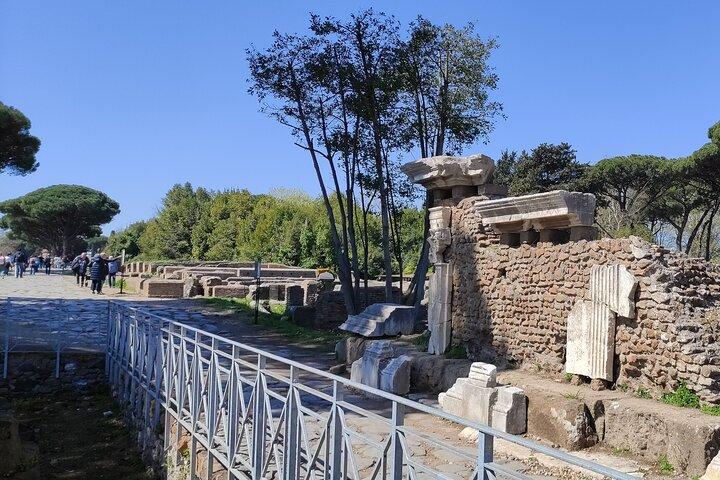 Ostia Antica Archaeological Park with Italian Gelato
