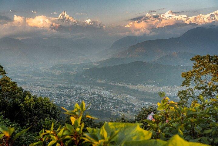 Pokhara: Sarangkot Sunrise and Stupa Sunset Tour