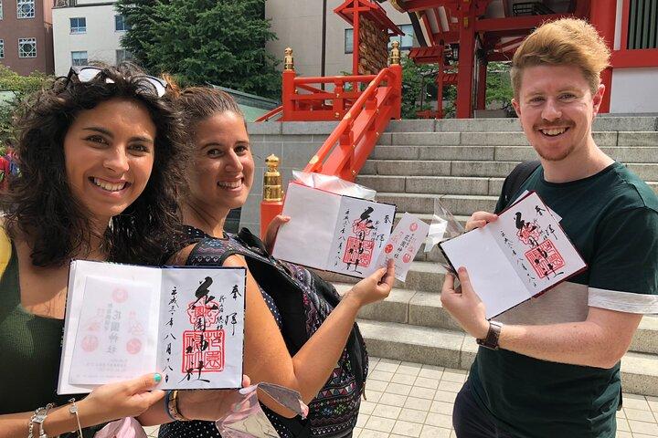 Temple Stamp Book Art Class with Artist in Shibuya