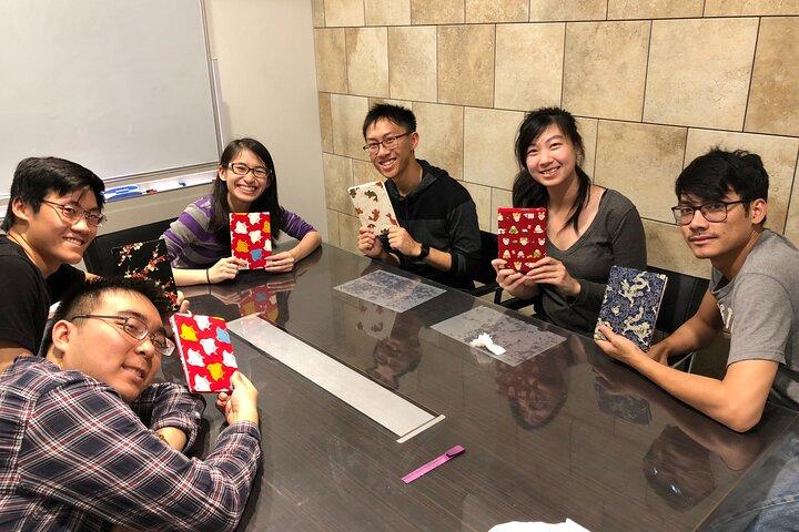 Temple Stamp Book Art Class with Artist in Shibuya