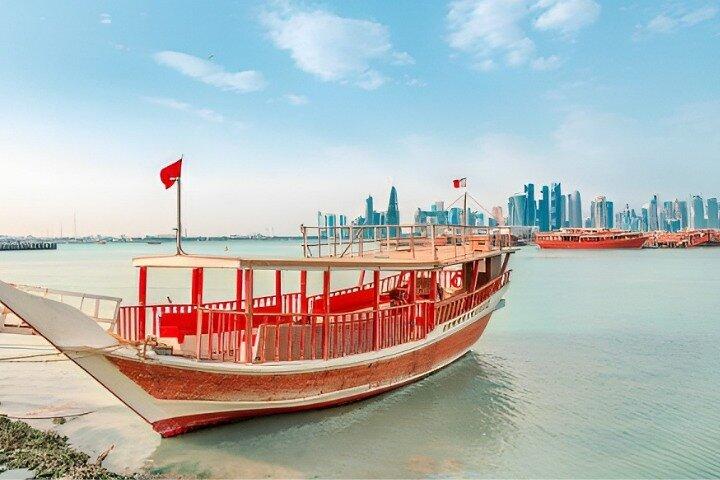 Doha City Highlights Guided Tour & Dhow Cruise with Pick n Drop