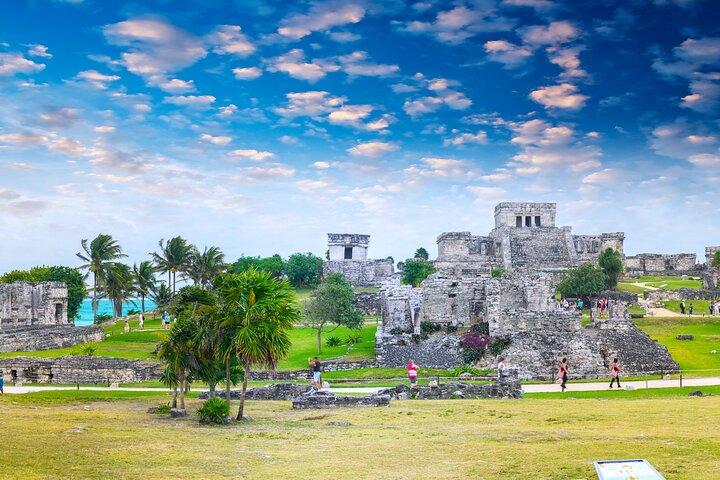Tulum highlights tour, Cenote & Jungle Village pick up included
