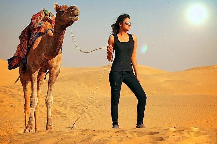 Dubai Morning Red Dunes Desert Safari with Camel Ride