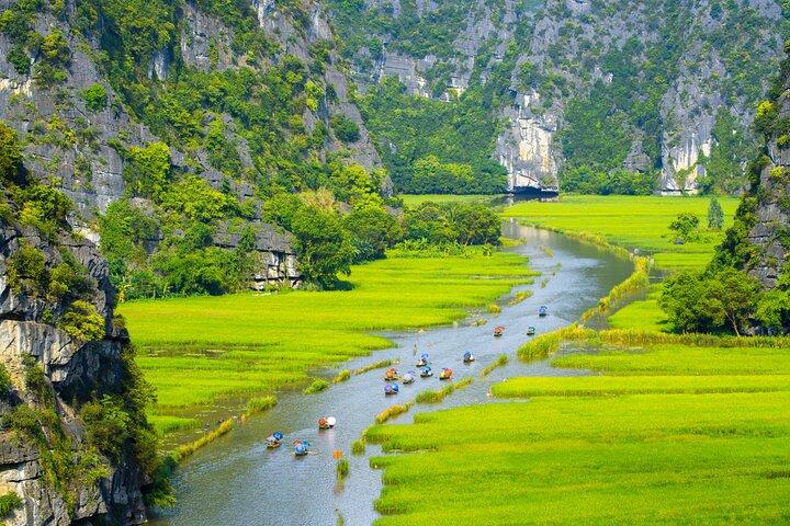 Ninh Binh Small Group Day Tour from Hanoi by Luxury DCAR