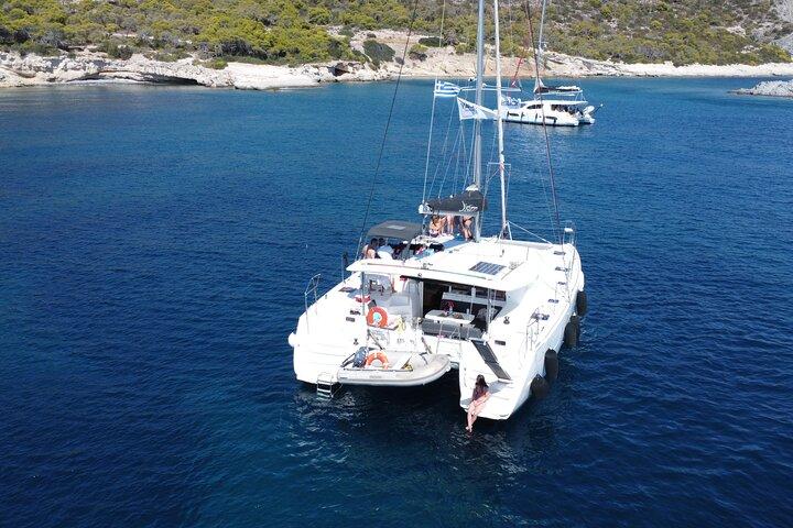 Mykonos Semi Private catamaran cruise