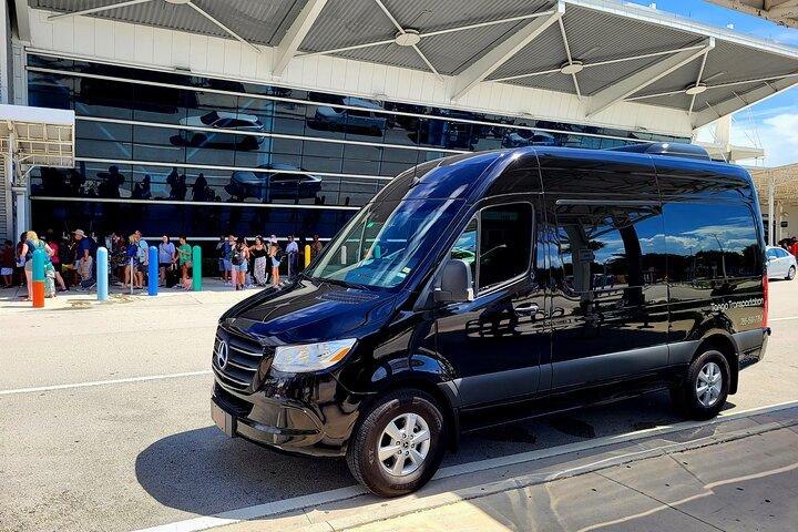 Private Transfer from Miami Airport to Hotel or Port Miami. Van.
