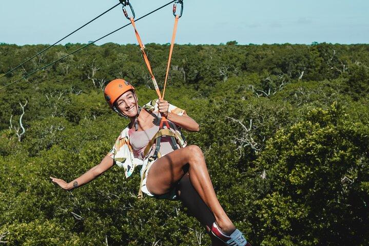 Private Jungle Adventure tour: Zipline + Rappel + Cenote