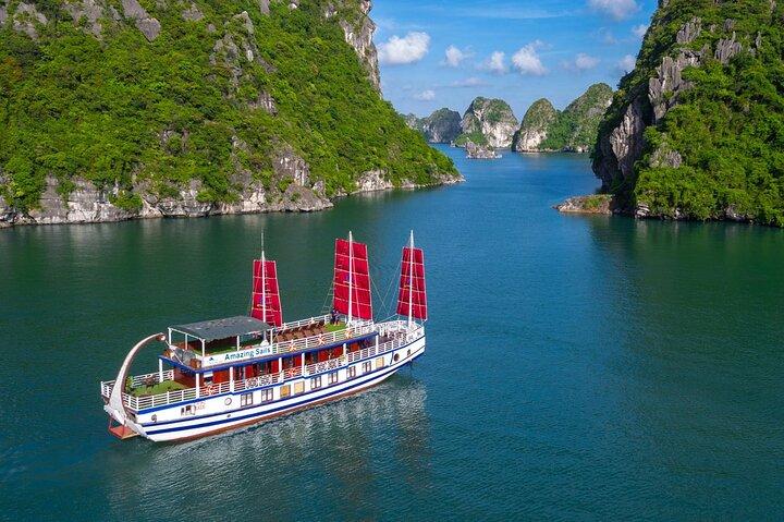 Amazing Sails Bai Tu Long Bay from Hanoi by Expressway