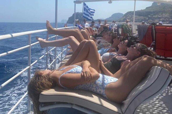 Rhodes Bay to Bay Swim Cruise-Greek Buffet w/wine included