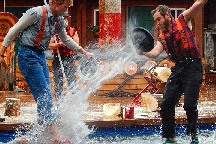 Alaskan Cultural, Culinary and Lumberjack Show Experience