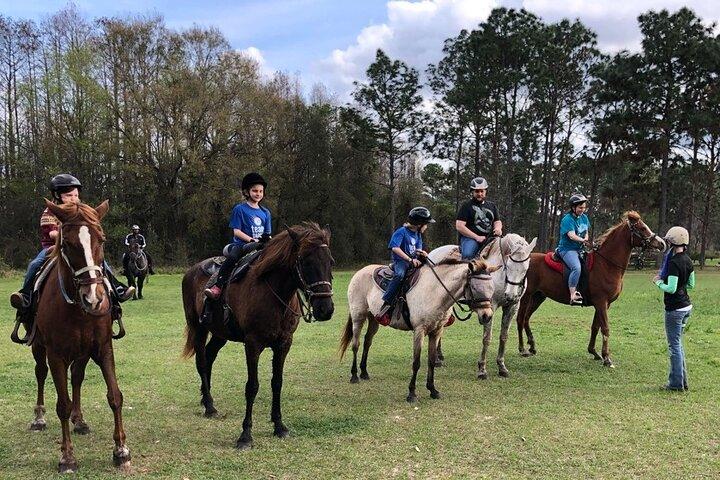 Horseback Ride on Scenic Lake Louisa Trails