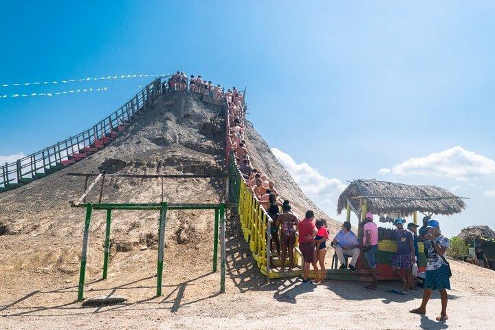 CARTAGENA LODO DEL TOTUMO VOLCANO lunch pool and beach