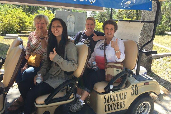 Golf Cart Tours, Bonaventure Cemetery Savannah Cruzers