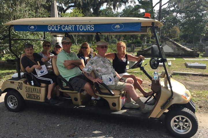 Golf Cart Tours, Bonaventure Cemetery Savannah Cruzers