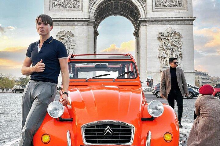 Private ride in a Citroën 2CV in Paris - 2h