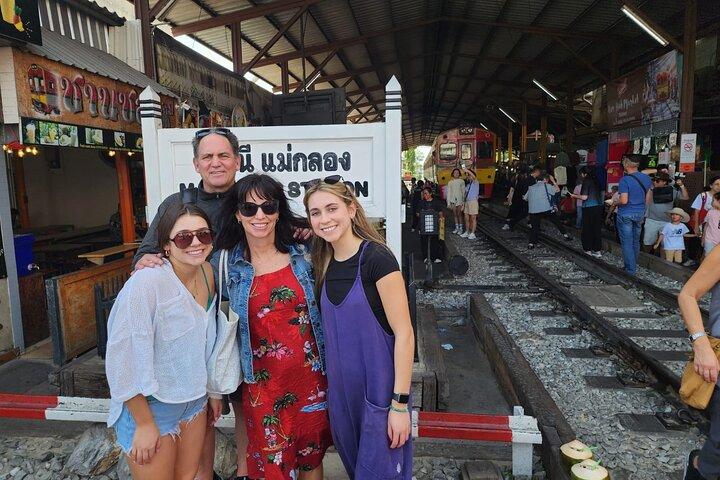Private Maeklong Railway Market and Amphawa Floating Market Tour.