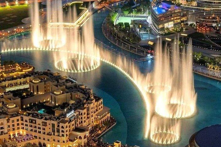 Dubai Fountain Show and Lake Ride Tour + Optional Transport