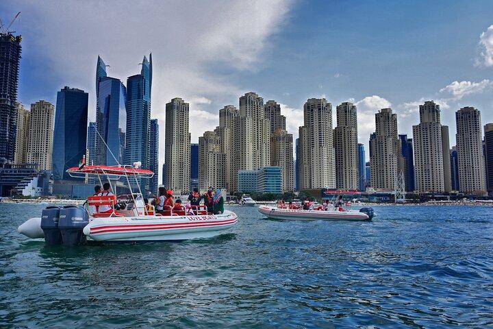 Dubai Marina Skyline 60 Minute Boat Tour + Optional Transport