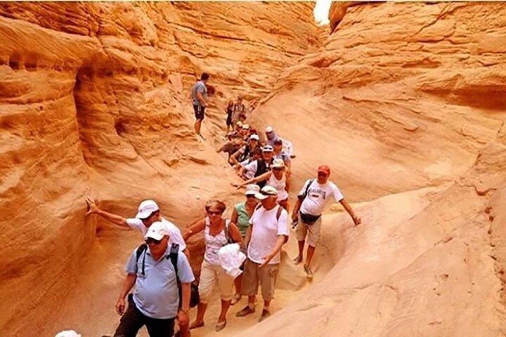 Canyon Salama Jeep Safari in Sinai Desert and Dahab Snorkeling