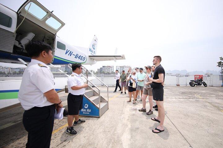 Exclusive Charter Seaplane Tour: Halong Bay's Premier Highlights