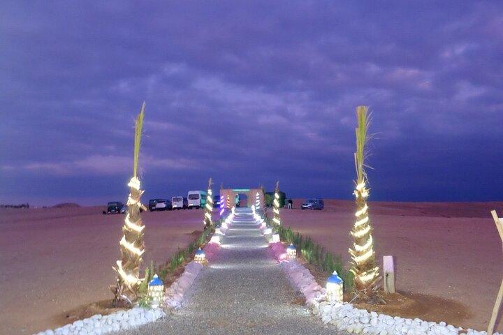 Agafay Desert Dining and Camel Ride with Show