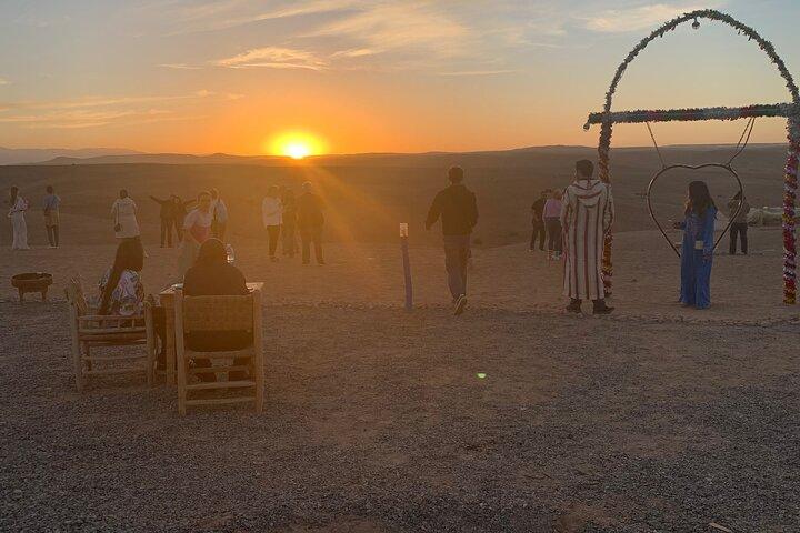 Agafay Desert Dining and Camel Ride with Show