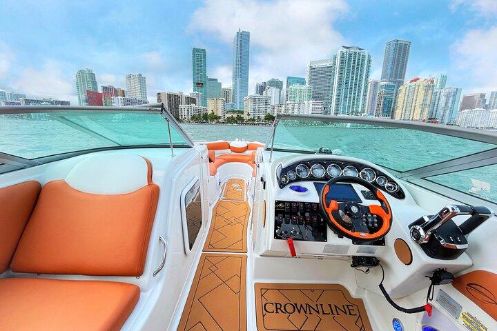 Private Captained Boat Tour in Miami for up to 12 passengers